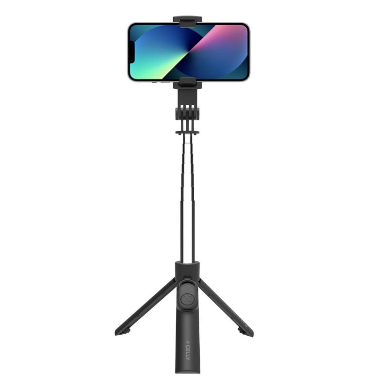 celly-clicksfstickbk-palo-para-autofotos-smartphone-negro