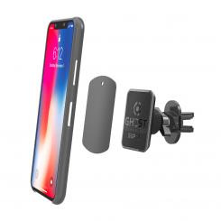 Celly Ghost Super Plus Teléfono móvil/smartphone Negro Soporte pasivo