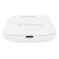 Celly MAGPB10000PROWH batería externa 10000 mAh Cargador inalámbrico Blanco