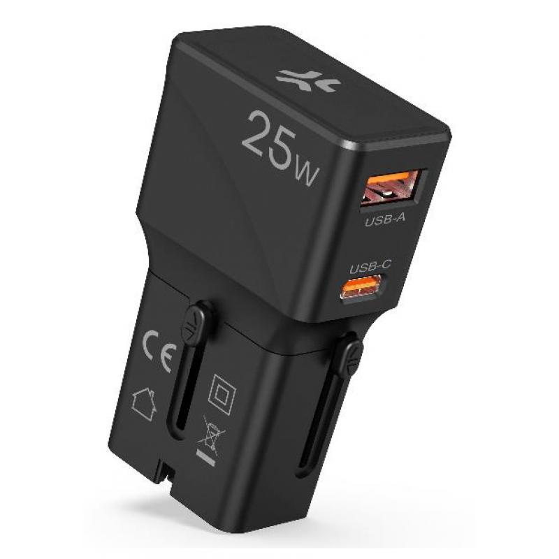 celly-multiplugsl25w-cargador-de-dispositivo-movil-auriculares-smartphone-tableta-negro-corriente-alterna-carga-rapida-interior