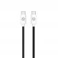 celly-usbcusbccottbk-cable-usb-15-m-usb-c-negro-blanco