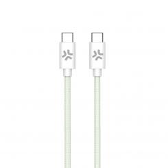 Celly USBCUSBCCOTTGN cable USB 1,5 m USB C Verde, Blanco