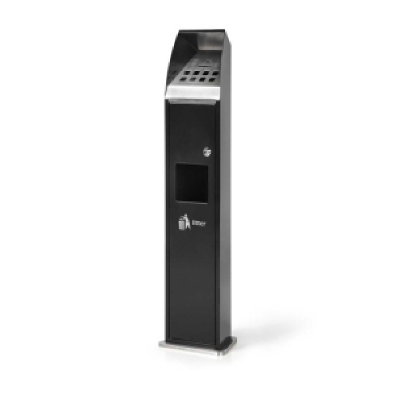 cenicero-papelera-de-pie-planning-sisplamo-de-exterior-con-cerradura-negro