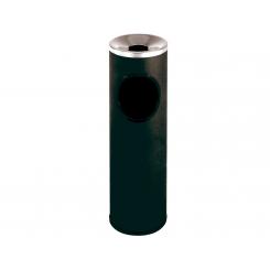 Cenicero papelera redondo 401 negro metalico 66x21,5 cm