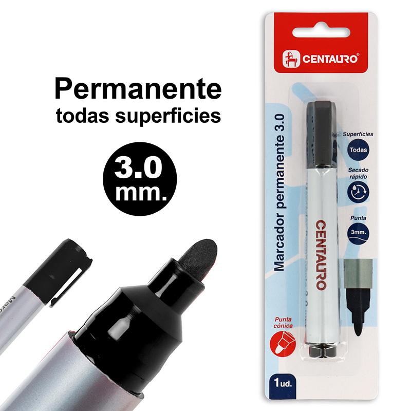 centauro-blister-1-marcador-permanente-3mm-punta-conica-negro