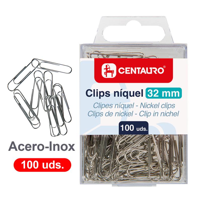 centauro-caja-100-clips-niquel-32mm-centauro