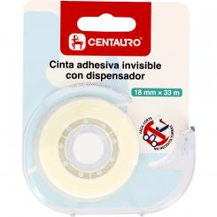 CENTAURO Cinta Invisible 18mmx33 + Dispensador