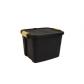 cep-caja-almacenamiento-strata-by-cep-hw443-42-litros-apilable-con-tapa-servicio-pesado-negro