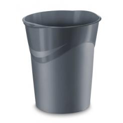 Cep Papelera Plastico Cep Gloss 280G Cerrada 14 Litros Gris