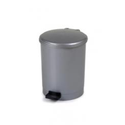 Cep Papelera Plastico Cep Gris 91912 Con Tapa Pedal 12 Litros