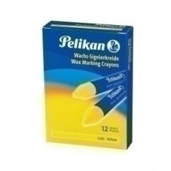 Cera Marcadora Pelikan Blanda 772 Amarillo (Caja De 12)