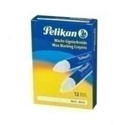 Cera Marcadora Pelikan Blanda 772 Blanco (Caja De 12)