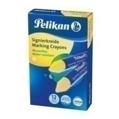 Cera Marcadora Pelikan Dura 762 Amarillo (Caja De 12)