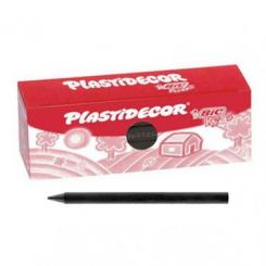 CERAS BIC PLASTIDECOR PEQUES AZUL 12 UDS
