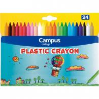 Ceras Campus Plastic Crayon 24 Colores