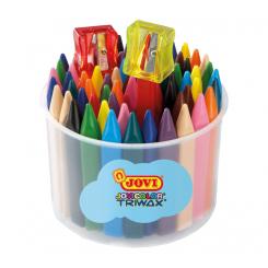 Ceras Jovicolor Triwax Estuche Bote de 72 colores