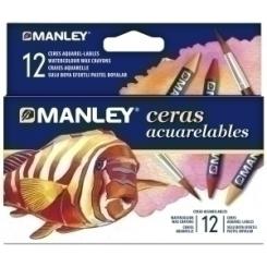 Ceras Manley Acuarelables Estuche De 12