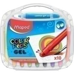 Ceras Maped Gel Color Peps Acuarelables Estuche De 10