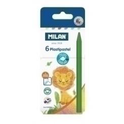 Ceras Milan Plastipastel Redondos Caja De 6