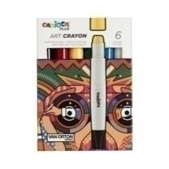 Ceras Pastel CARIOCA Plus caja 6 uds