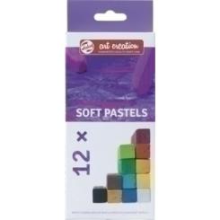 Ceras Pastel Talens Art Creation Suaves Barras Cuadradas Caja De 12
