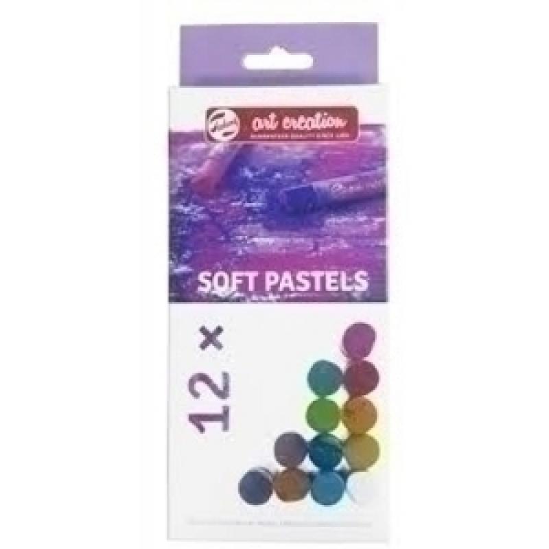 ceras-pastel-talens-art-creation-suaves-barras-redondas-solubles-en-agua-caja-de-12