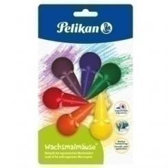 Ceras Pelikan Forma Raton Blister De 6