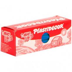 Ceras Plásticas Bic Plastidecor Kids  caja 25 ud. Azul