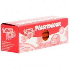 Ceras Plásticas Bic Plastidecor Kids  caja 25 ud MARRON