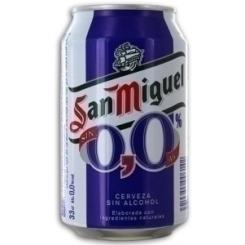 Cerveza San Miguel 00 Sin Alcohol Lata 330 Ml