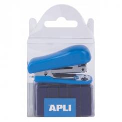 APLI C.Grapadora Azul +Grapa Nº10 2000U  Azul