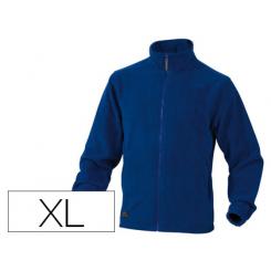 Chaqueta DELTAPLUS Polar con Cremallera 2 Bolsillos Color Azul Talla Xl