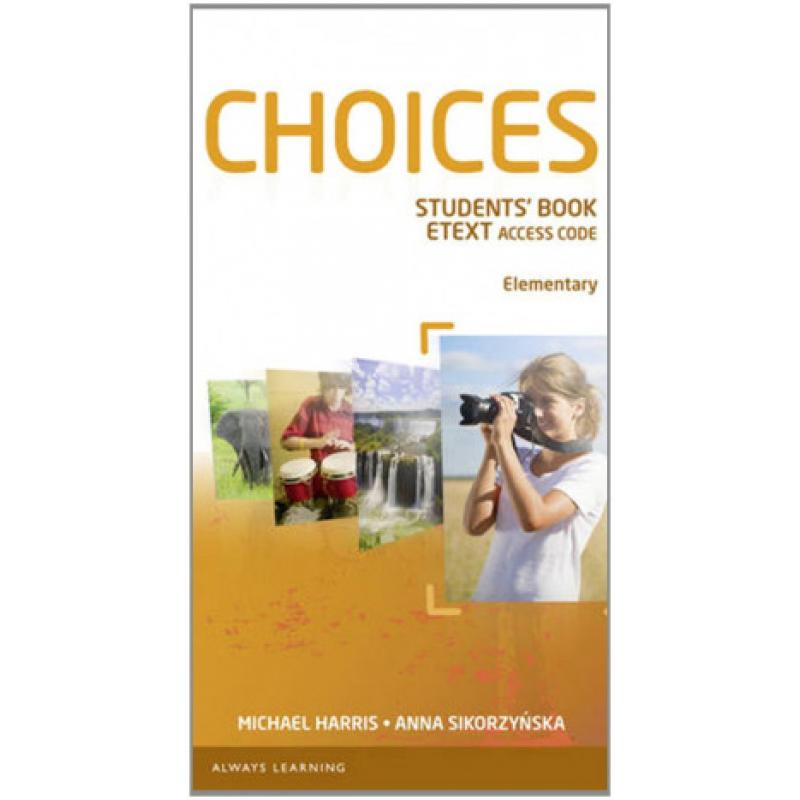 choices-elementary-etext-students-book-access-card-longman