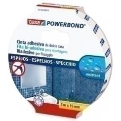 Cinta Adhesiva Doble Cara Tesa Powerbond Rollo 5X19 Montaje Espejos