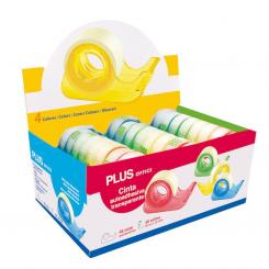 Cinta Adhesiva Plus 12X10M Portarrollos