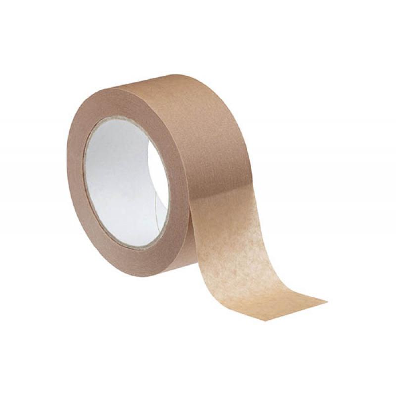 Cinta Adhesiva Precinto PERSONALIZADO Papel Kraft 50mmx48m 1 tinta