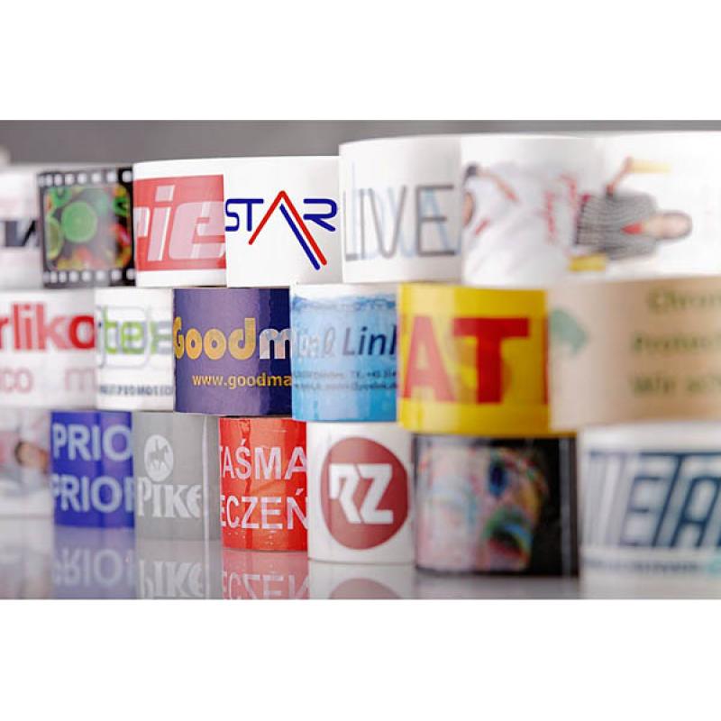 Cinta Adhesiva Precinto PERSONALIZADO PP Solvente 48mmx66m 1 tinta