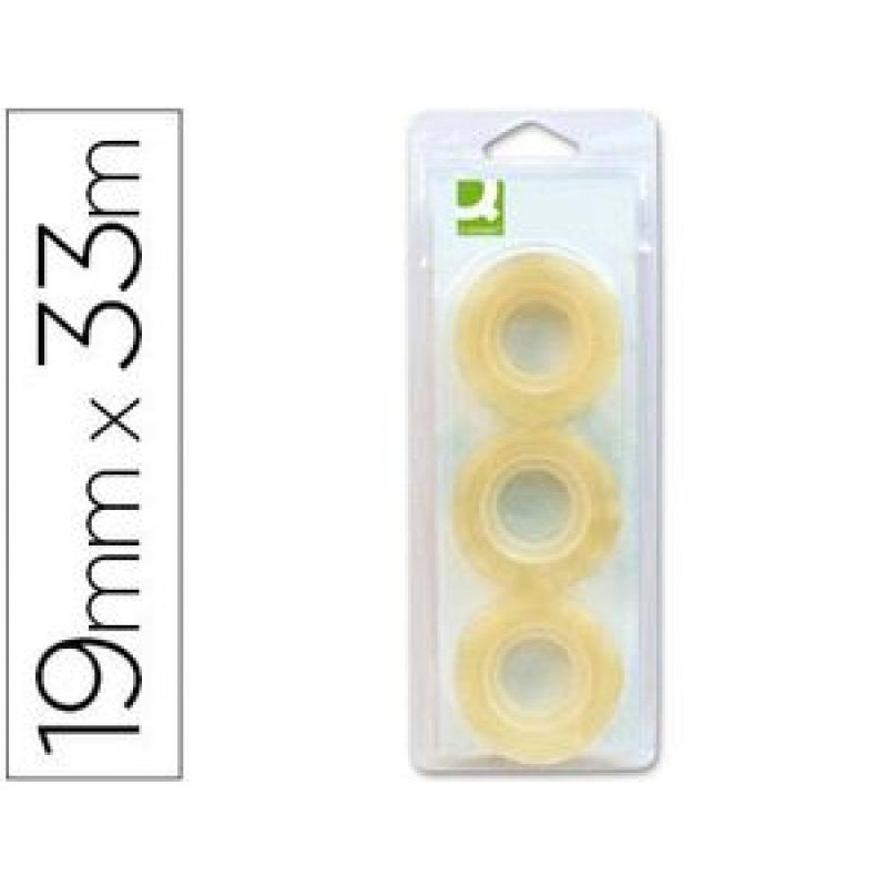 cinta-adhesiva-q-connect-33-mt-x-19-mm-encelofanada