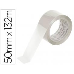Precinto cinta adhesiva Q-CONNECT polipropileno transparente 132 mt x 50 mm para embalaje