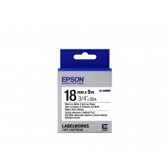 EPSON Cinta adhesiva resistente - LK-5WBW cinta adhesiva resistente negra/blanca 18/9