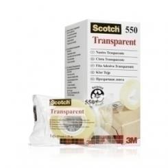 Cinta Adhesiva Scotch 550 Transparente Rollo 33X19