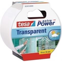 Cinta Adhesiva Tesa Extra Power Exteriores Rollo 10X50 Pvc Transparente