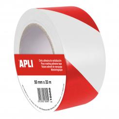 Cinta APLI Ad.Señal.Premium Blanco/Rojo 50X33