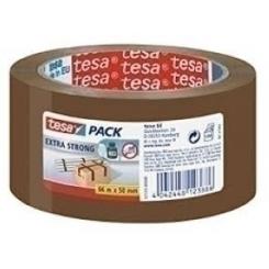 Cinta De Embalaje Tesa Pvc Extra Fuerte Liso Rollo 66X50 Marron