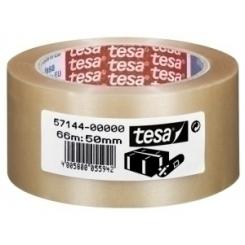 Cinta De Embalaje Tesa Pvc Extra Fuerte Rugoso Rollo 66X50 Transparente