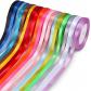 Cinta de Satén, Cinta de Tela para Manualidades, Envoltorios de Regalos, Lazos, Decoración de Bodas 10X22 colores surtidos