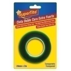 Cinta Doble Cara Supertite Rollo 2M X 24Mm Fuerte