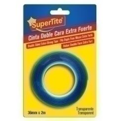 Cinta Doble Cara Supertite Rollo 2M X 36Mm Fuerte