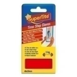 Cinta Doble Cara Supertite Stop Clavos 40X20Mm Estuche De 10