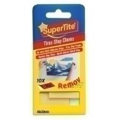 Cinta Doble Cara Supertite Stop Clavos Removible 40X20Mm Estuche De 10